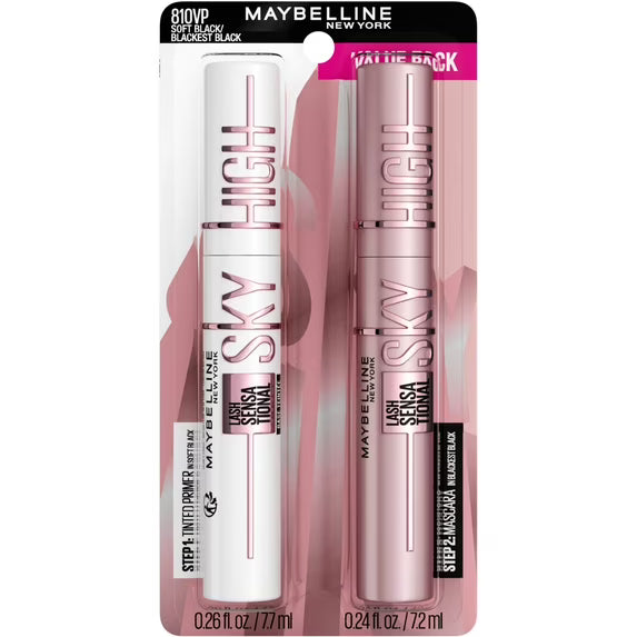 Maybelline Sky High Mascara & Primer Kit Blackest Black