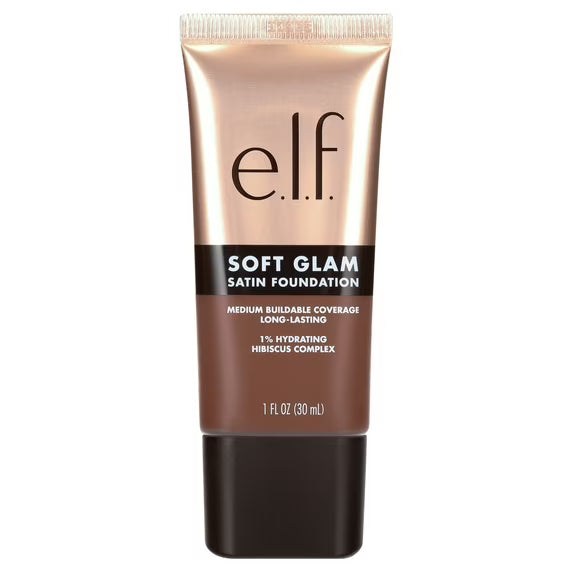 e.l.f. Soft Glam Satin Foundation 25 Light Neutral | Satin Finish Foundation