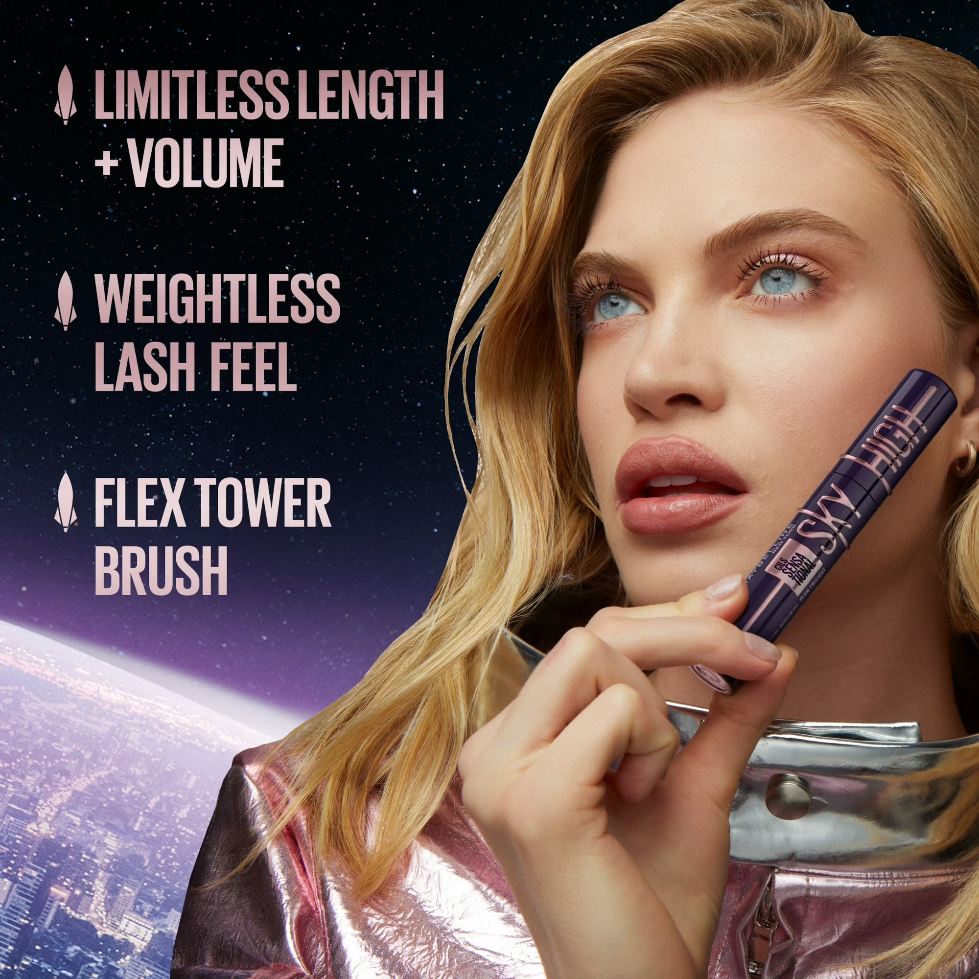 Maybelline Sky High Mascara & Primer Kit Blackest Black