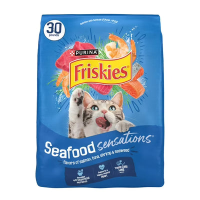 Friskies Seafood Sensations Dry Cat Food