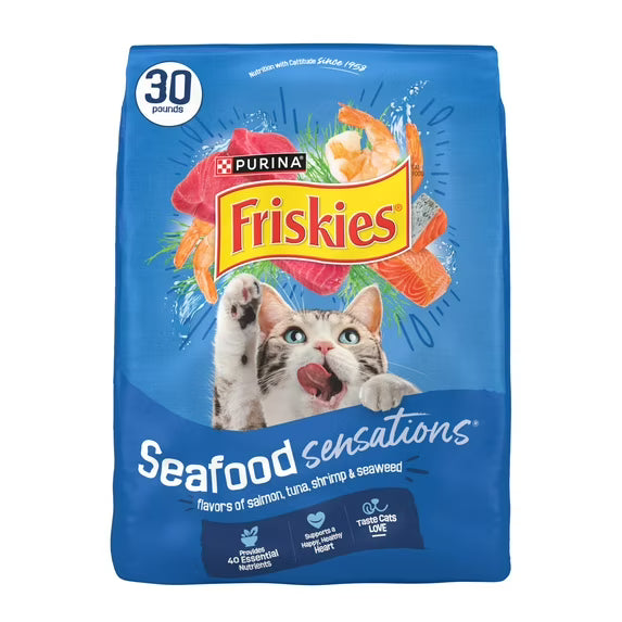 Friskies Seafood Sensations Dry Cat Food