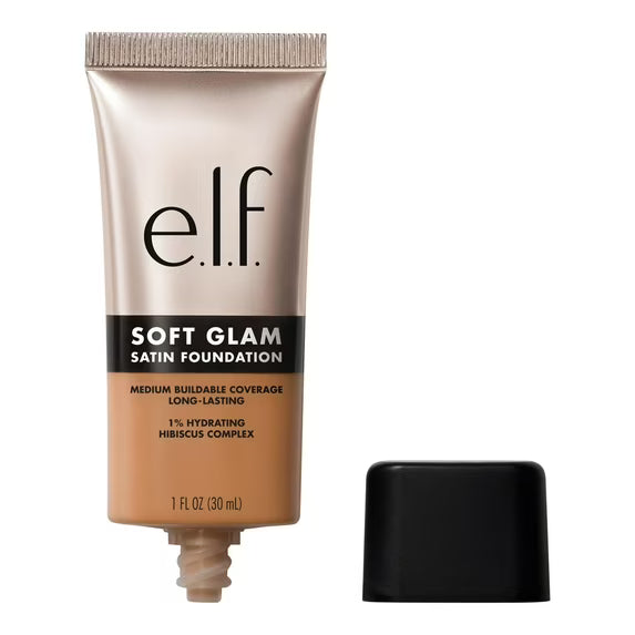 e.l.f. Soft Glam Satin Foundation 25 Light Neutral | Satin Finish Foundation