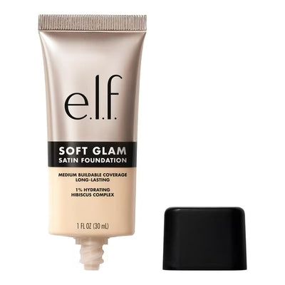 e.l.f. Soft Glam Satin Foundation 25 Light Neutral | Satin Finish Foundation