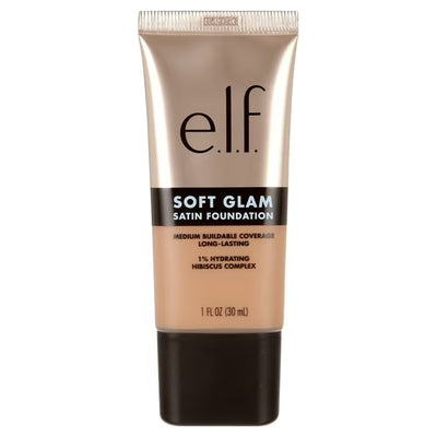 e.l.f. Soft Glam Satin Foundation 25 Light Neutral | Satin Finish Foundation