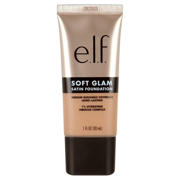 e.l.f. Soft Glam Satin Foundation 25 Light Neutral | Satin Finish Foundation
