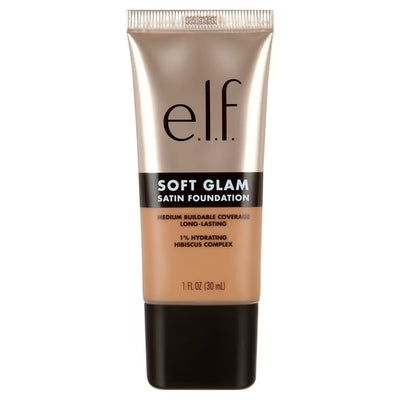 e.l.f. Soft Glam Satin Foundation 25 Light Neutral | Satin Finish Foundation
