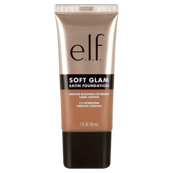 e.l.f. Soft Glam Satin Foundation 25 Light Neutral | Satin Finish Foundation