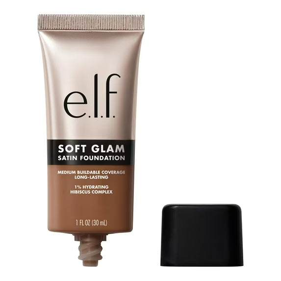 e.l.f. Soft Glam Satin Foundation 25 Light Neutral | Satin Finish Foundation