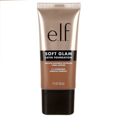 e.l.f. Soft Glam Satin Foundation 25 Light Neutral | Satin Finish Foundation