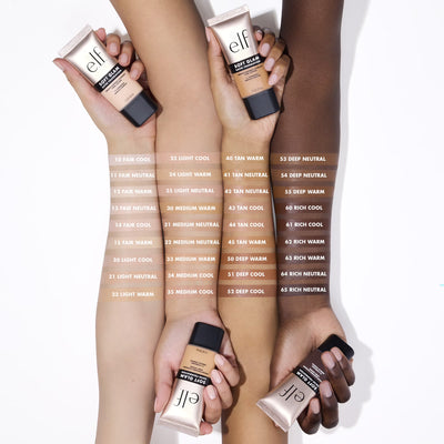 e.l.f. Soft Glam Satin Foundation 25 Light Neutral | Satin Finish Foundation