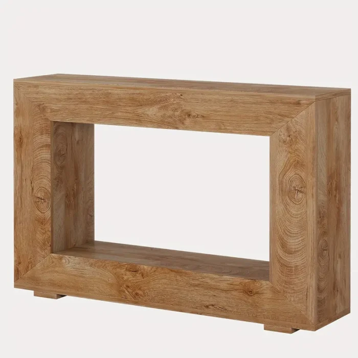 Farmhouse Console Table, 47 Inches Entryway Console Table With Storage - Image 3