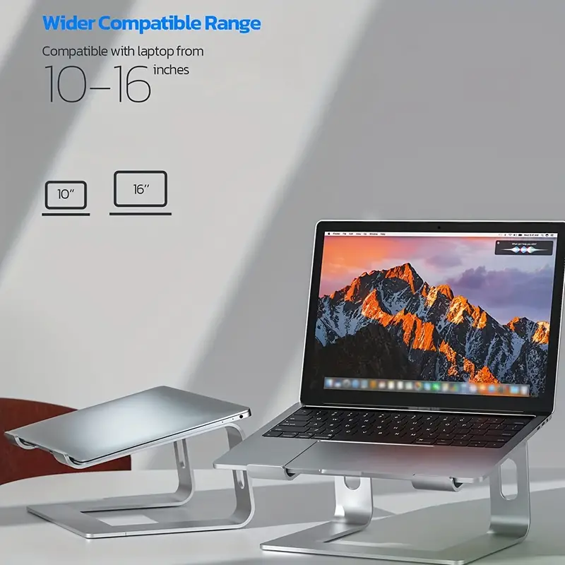 Laptop Stand Ergonomic Aluminum Computer Stand Detachable Laptop Riser - Image 4